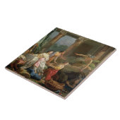 水星、HerseおよびAglauros 1763年(キャンバスの油) タイル (側面)