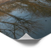 水景反射ポスター ポスター (角)