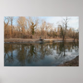 水景反射ポスター ポスター (正面)