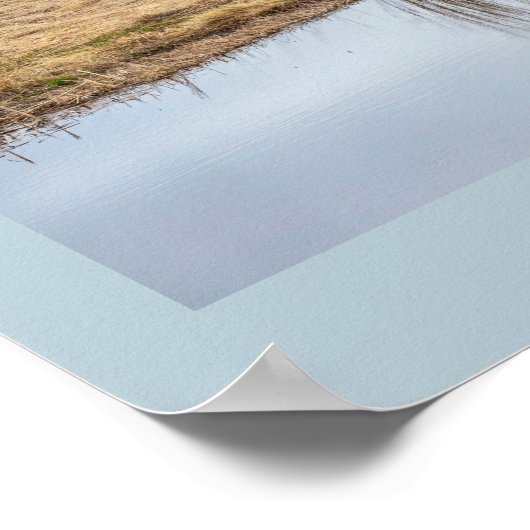 水景反射ポスター ポスター (角)