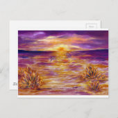 水晶とイルカの海4 ポストカード (正面/裏面)