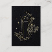 水晶と宝石 名刺 (裏面)