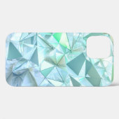 水晶の三角形の背景。 Case-Mate iPhoneケース (裏面 (横))