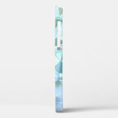 水晶の三角形の背景。 Case-Mate iPhoneケース (裏面 / 左)