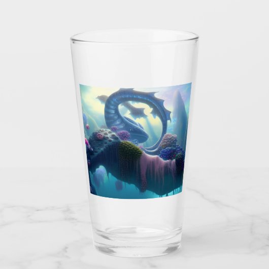 水晶の海の下 タンブラーグラス (正面)