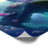 水晶の海の下 ポスター (角)