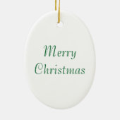 水晶の花瓶に花を入れる セラミックオーナメント (裏面)