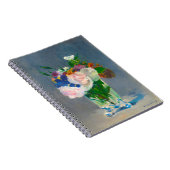 水晶の花瓶に花を入れる ノートブック (右側)