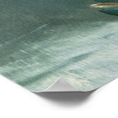 水晶の花瓶に花を入れる ポスター (角)