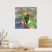 水晶の花瓶 ポスター (キッチン)