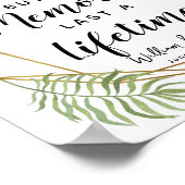 水晶の葉の植物的な二日酔い結婚パーティー ポスター (角)