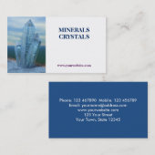 水晶の鉱物の店 名刺 (正面/裏面)