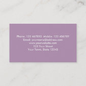 水晶の鉱物の店 名刺 (裏面)