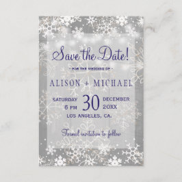 水晶の雪の結晶救のラ結婚イト日 セーブザデート