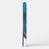 水晶の青のジオードスライス | カスタマイズ Case-Mate iPhoneケース (裏面 / 右)