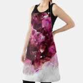 水晶アメジスト紫鉱物 エプロン (インサイチュ)