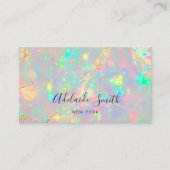 水晶オパール石名刺 名刺 (正面)