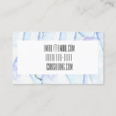 水晶カラー名刺 名刺 (裏面)