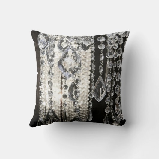 水晶シャンデリアのシックなガラス投球のソファの枕 クッション (裏面)