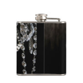 水晶シャンデリアのシックなGlaのモノグラムのウィスキーのフラスコ フラスク (裏面)