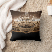 水晶シャンデリアは輝きの投球のソファの枕を眩まします クッション (ブランケット)