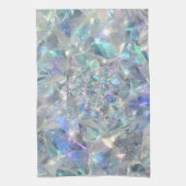 水晶スパークレー模様 キッチンタオル (縦)