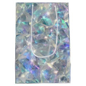 水晶スパークレー模様 ミディアムペーパーバッグ (裏面)
