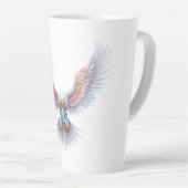 水晶ソーラー：変換のシンボル カフェラテマグ (右アングル)