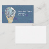 水晶パーソナライズされた玉超能力名刺 名刺 (正面/裏面)