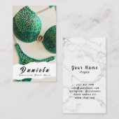 水晶ビキニフィットネスコンクール女子バス 名刺 (正面/裏面)