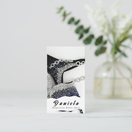 水晶ビキニフィットネスコンクール女子バス 名刺 (スタンド正面)