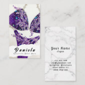 水晶ビキニフィットネスコンクール女子バス 名刺 (正面/裏面)