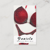 水晶ビキニフィットネス大会が女子に似合う 名刺 (正面)