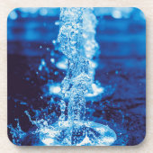 水晶ブルー効果 コースター (正面)