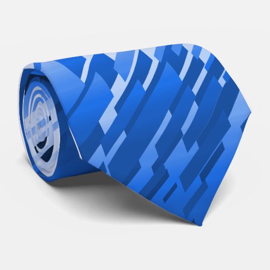 水晶プリズムストライプのな青は独身の味方しました ネクタイ (ロール)