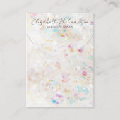 水晶ミニマリストエレガントジュエリー表示 名刺 (正面)