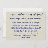 水晶入江のパーティの招待状 招待状 (裏面)