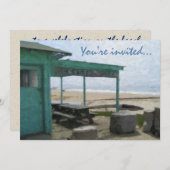 水晶入江のパーティの招待状 招待状 (正面/裏面)