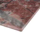 水晶劇的なばら色の石造りパターン背景- カッティングボード (角)