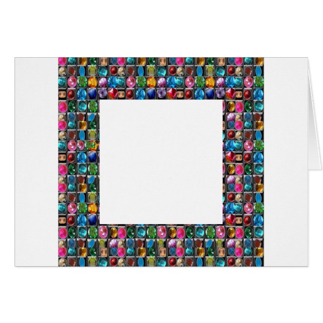 水晶宝石の真珠フレームのブランク: DIY 2014年 (正面横)