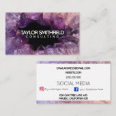 水晶宝石 名刺 (正面/裏面)