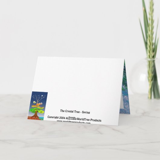 水晶木-春 カード (裏面)