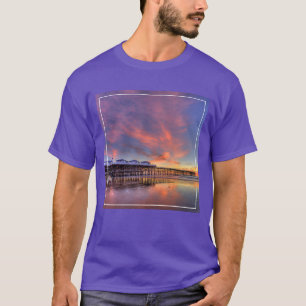 水晶桟橋の日没 Tシャツ