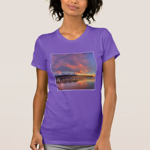 水晶桟橋の日没 Tシャツ