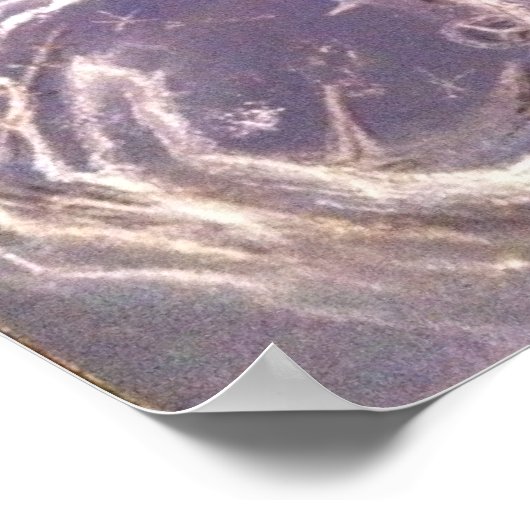 水晶玉を持っている女の子 ポスター (角)