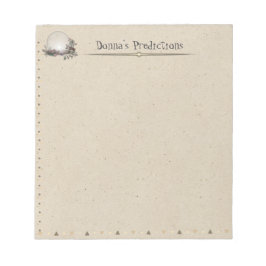 水晶玉ヴィンテージ紙パーソナル ノートパッド