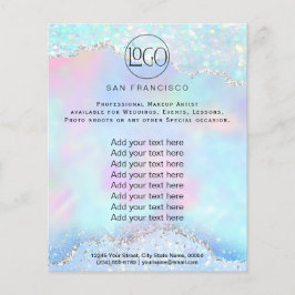 水晶玉虹色フェイクチラシ チラシ