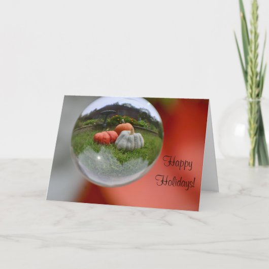 水晶球のカボチャ カード (正面)