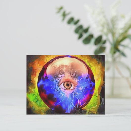 水晶球 ポストカード (スタンド正面)