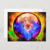 水晶球 ポストカード (正面/裏面)